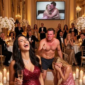 During our $10 million mansion housewarming party, I went up to the master suite to rest my heavy pregnant belly. When I opened the door, I found my fiancé and my young stepmother tangled in my custom silk sheets. I gasped, but he didn’t panic. He calmly got up, locked the heavy oak door, and smirked. “Good, you saved us the trouble. Sign the deed over to us, or you’re having these twins in a psychiatric ward,” he threatened, as my stepmother laughed. They thought my silence was pure terror. They didn’t know the diamond necklace he had just gifted me was actually…