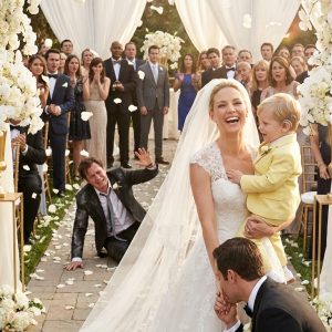 “I’ll marry you, but your deaf adopted son stays in the back row. I’m not letting a defective kid ruin our wedding photos,” my fiancé sneered just an hour before the ceremony. I didn’t cry. I calmly took off the 2-carat ring, dropped it into his champagne glass, and said, “He is my pride, not a secret.” As I turned to walk away in my wedding dress, holding my son’s hand, the billionaire owner of the venue blocked our path.  In less than 60 seconds, my ex lost his career, his fortune, and his dignity, realizing too late he had just insulted the wrong child…