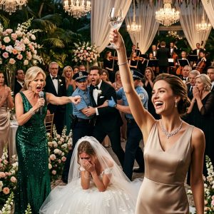 At my sister’s wedding, Mom seized the microphone and laughed, “Unlike her worthless older sister, my youngest daughter actually married a successful man.” The guests clapped while my sister told security to escort me away from the front table. I quietly opened my phone and stopped the final payment for the ballroom, catering, flowers, and honeymoon. When the wedding planner hurried toward the stage, I smiled. “Congratulations, sweetheart. Now pay for your own perfect wedding.”