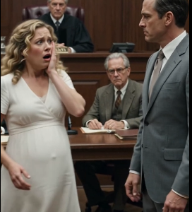 “Shut your mouth.” A judge struck his pregnant wife mid-trial… until her lawyer dropped 50 pages of receipts & yelled: “Bailiff, arrest him!”
