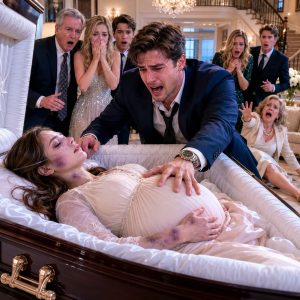 I returned home from military service, hoping to see my wife’s smile. Instead, I found a coffin in the middle of the living room. “She died in childbirth…” my mother said in a cold voice that sent shivers down my spine. I approached, trembling, to see her one last time… and then I realized. My wife’s stiff hand was still clutching something. And my mother turned pale when I tried to pry her fingers apart.
