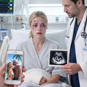 My mother-in-law smiled when seeing me fall down the stairs. I woke up in a hospital bed, signed the divorce papers, and vanished without saying a word. That same night, my husband was in our bed laughing with his mistress when the doctor called.