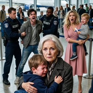 My 10-year-old grandson was left completely alone in a crowded airport when his cruel stepmother boarded a flight to Orlando with his father and her own children. She texted me from the plane, claiming he was “grounded.” When I arrived at the airport, a security officer was standing with my terrified, crying grandson. I called my son. “Don’t start, Mom. Lauren said you agreed to this,” he sighed. I did not argue. I acted—and within three days, their perfect vacation was over.
