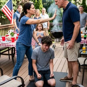 My Brother-in-Law Tormented My Thirteen-Year-Old Son at a Family Cookout, Then Turned His Jokes on Me While My Husband Said Nothing. A Few Seconds Later, He Discovered Just How Wrong He Had Been About the “Quiet” Aunt.