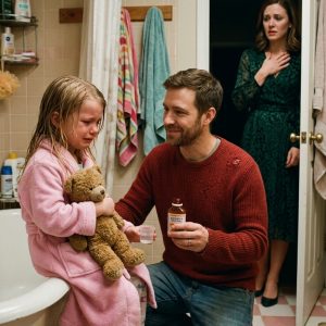 “Daddy says I can’t talk about games in the bath,” my five-year-old sobbed when I asked why she and my husband spent over an hour in there every single night. Terrified, I peeked through the cracked bathroom door the following evening… and instantly ran to grab my phone.