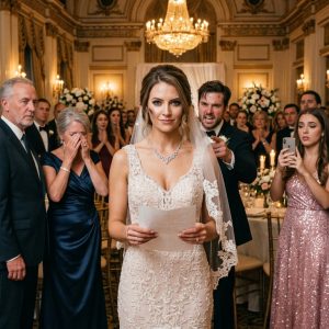 On our wedding day, my billionaire fiancé slap//ped me hard across the face, tearing my veil in front of his family, and sneered: “You cheap parasite. You need to be managed, Norah.” I calmly took off my diamond ring, dropped it onto a waiter’s tray, and canceled the wedding. He thought I was broken, but he had no idea that as a corporate litigator, the evidence in my hands was about to completely destroy his entire family empire by tomorrow morning.