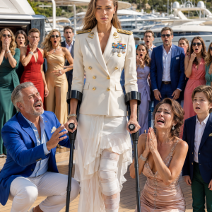 While my parents toasted my sister’s new $150,000 yacht at a lavish weekend party, I sat inside a San Diego military clinic begging for $5,000 to keep my leg. “Take some painkillers and stop being dramatic,” my mother scoffed before hanging up. They expected me to disappear quietly like always. Instead, 48 hours later, one battered lottery ticket and my little brother’s sacrifice started a war they never saw coming.