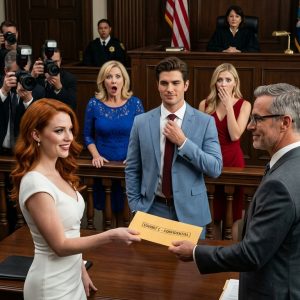 Ten minutes into my divorce hearing, my husband – a well-known attorney – presented a document claiming I was mentally unfit. He wanted to steal my $12M company and my late father’s trust. Behind him, my mother and sister smirked with satisfaction. They had actively helped him build this lie, smiling at me over Sunday dinners all year. He thought I would cry and surrender. I didn’t argue. I just watched his arrogant smirk fade as my attorney slid a document to the judge.