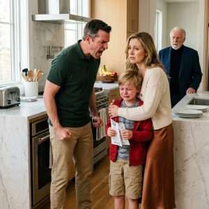 My husband slap//ped our son for asking for a simple birthday cake, then spent a fortune on an iPad for his nephew the very next day. My father witnessed the cruelty, pulled back his $7.5 million investment, and watched my husband’s perfect life collapse.