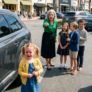 At my 6-year-old daughter’s family visit, my mother-in-law left her alone in a parking lot for five hours while she took the other kids “fun shopping.” She told her, “Wait right here. Don’t move.” I didn’t scream or cause a scene. I walked inside, did one thing, and the whole family went silent.