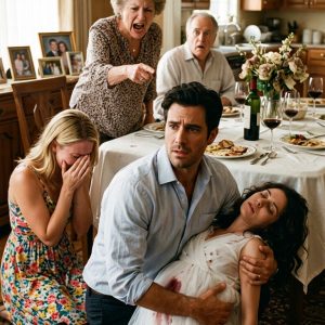 My parents worshipped my sister. When I revealed my pregnancy, they struck my stomach. “The first grandchild must be hers! Get rid of it!” Then… someone unexpected arrived. Mom went white and started shaking. It was…