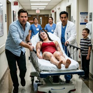 My husband b//eat me every day, but the night I finally collapsed, he dressed me in a swimsuit, soaked my body, and claimed I had slipped in the shower. At the hospital, the doctor lifted the sheet and froze at the bruises covering my skin. “Call the police now!” he shouted. By sunrise, my husband was in handcuffs—and I owned everything he thought I would never escape with.