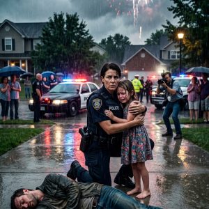At 2:17 a.m., amidst the distant roar of Independence Day fireworks, a 7-year-old’s 911 call shattered the night: “Daddy left for the parade four days ago and never came back.” We rushed to her Elmbridge Avenue address—a house our own local officers had strictly forbidden anyone from entering. Inside, we found the girl colla//psed, and a sickening reality. Her father hadn’t walked out on her; he was a whis//tleblower silenced by a corrupt police squad, his exec//ution perfectly masked by the deafening holiday finale.