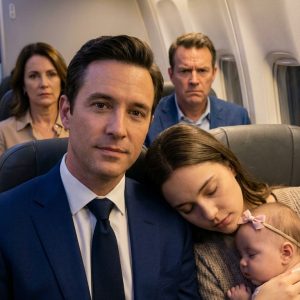 A stranger on my flight gently offered his shoulder for me to sleep. But the second we landed, two shocking truths collided: he was actually one of America’s most powerful billionaires, and my ex was waiting right at the gate to take my daughter.