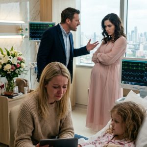 My husband laughed with my own sister while our daughter lay dying in a hospital bed. Then he looked me in the eye, smirked, and said, “Holly had a good run. We need that money for my son with your sister.” I slapped him across the face so hard the room fell silent… then I made one phone call that destroyed everything they thought they owned.