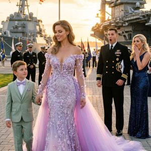 I drove my eight-year-old son to his father’s military base with a box of homemade cinnamon rolls and a fresh cup of coffee, hoping to surprise him before work. Instead, a young guard quietly leaned toward me and whispered, “Ma’am… your husband’s seeing someone else. She’s inside with him. Visitors aren’t allowed.” I covered my son’s ears before he could hear another word, turned around without causing a scene, and made a single phone call that quietly unraveled the life my husband believed no one could touch.