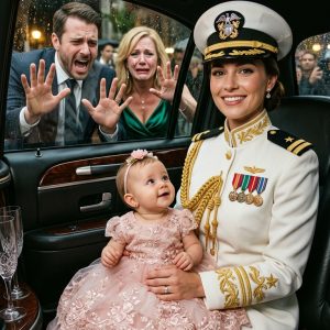 At my newborn daughter’s celebration, my mother-in-law handed me a studded dog collar, sneering: “You cheap, low-class parasite, your daughter must understand her precise pet-like position in this family!” My husband stood by in silent cowardice. They thought I was an easy target, clueless that I was a decorated US Army Major. Just as she gloated, my Colonel father and federal agents raided the mansion…