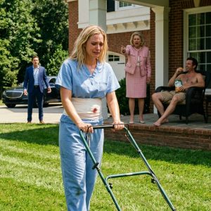 Two weeks after my ca//ncer removal surgery, my mother-in-law flushed my prescribed pa/inkil/lers down the toilet because she claimed, “God doesn’t like drug ad//dicts in a Christian household.” My husband agreed, tossing my surgical drain bags into the trash and telling me to get up and mow the Texas summer lawn. Writhing in excruciating pain on the bathroom floor, I didn’t beg for mercy. Instead, I called my brother. Within 48 hours, their world came crashing down.